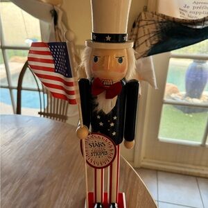 New usa Americana patriotic, tall nutcracker